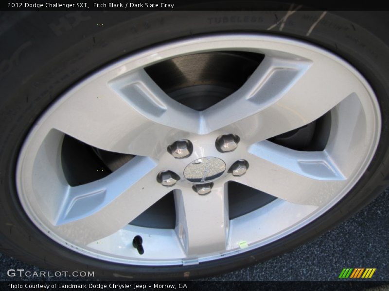 Pitch Black / Dark Slate Gray 2012 Dodge Challenger SXT