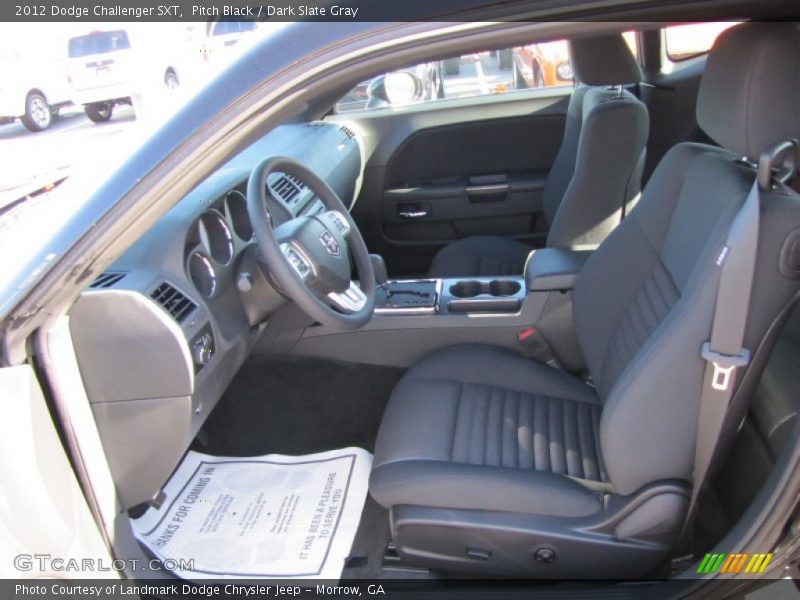 Pitch Black / Dark Slate Gray 2012 Dodge Challenger SXT