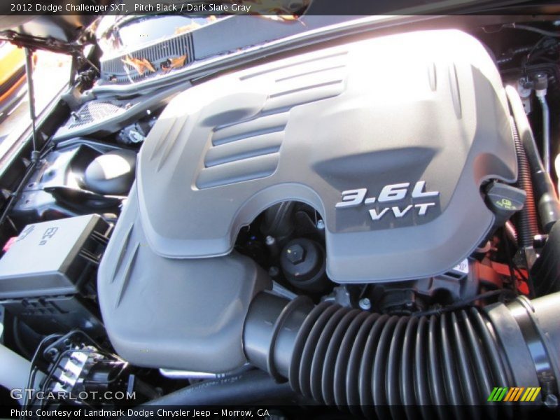 Pitch Black / Dark Slate Gray 2012 Dodge Challenger SXT