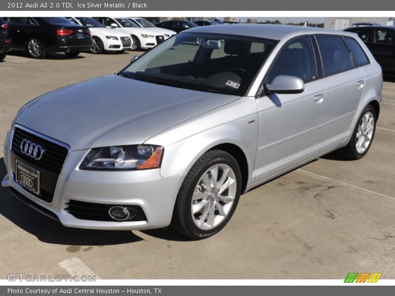 Ice Silver Metallic / Black 2012 Audi A3 2.0 TDI