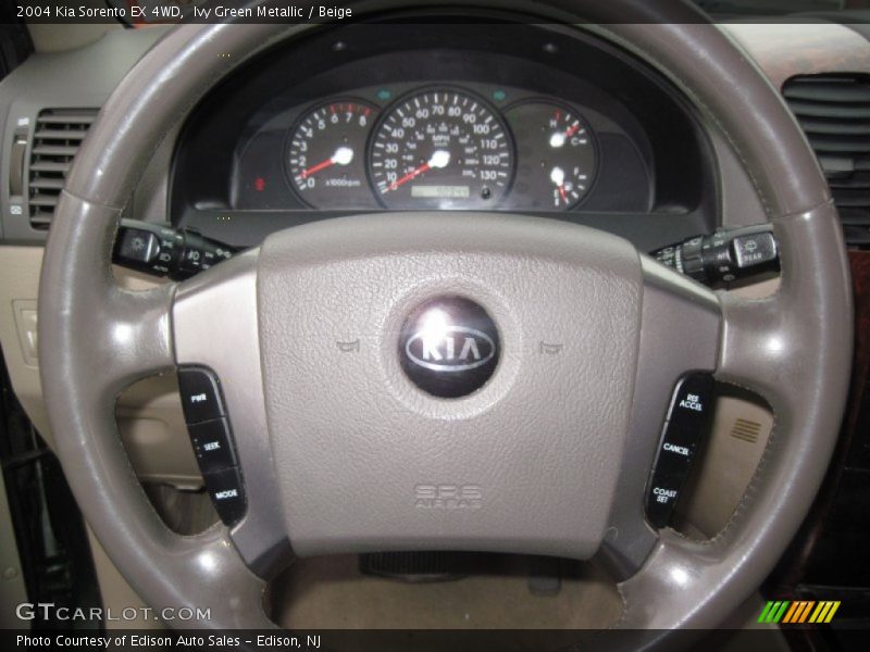 Ivy Green Metallic / Beige 2004 Kia Sorento EX 4WD