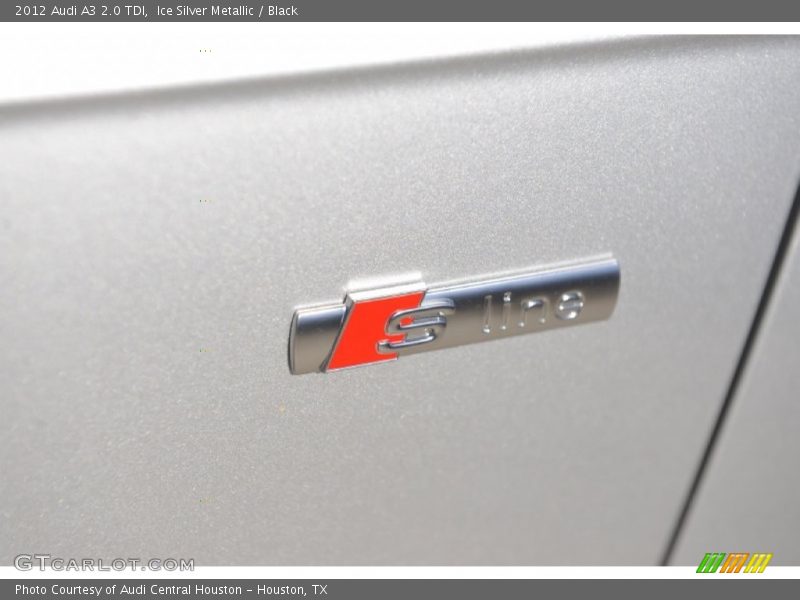 Ice Silver Metallic / Black 2012 Audi A3 2.0 TDI