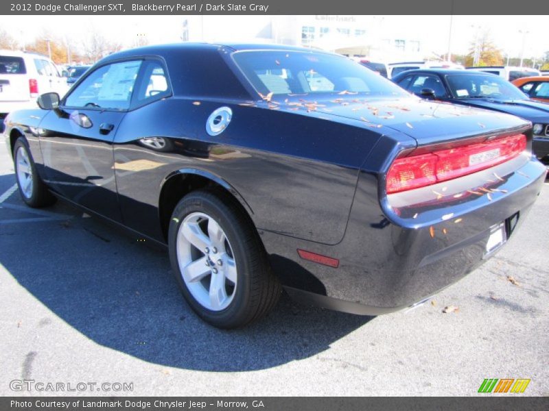 Blackberry Pearl / Dark Slate Gray 2012 Dodge Challenger SXT