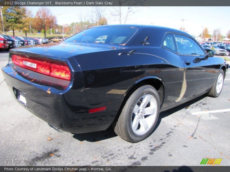 Blackberry Pearl / Dark Slate Gray 2012 Dodge Challenger SXT