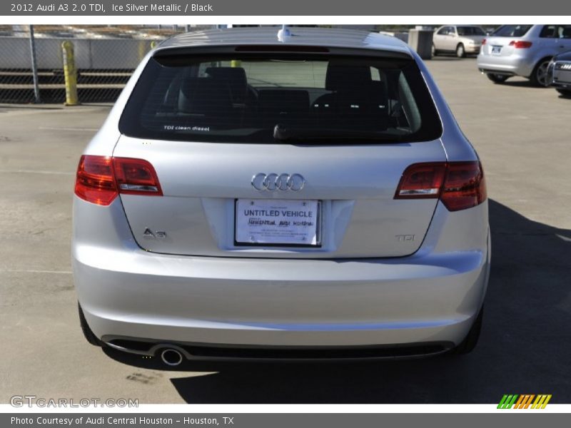 Ice Silver Metallic / Black 2012 Audi A3 2.0 TDI