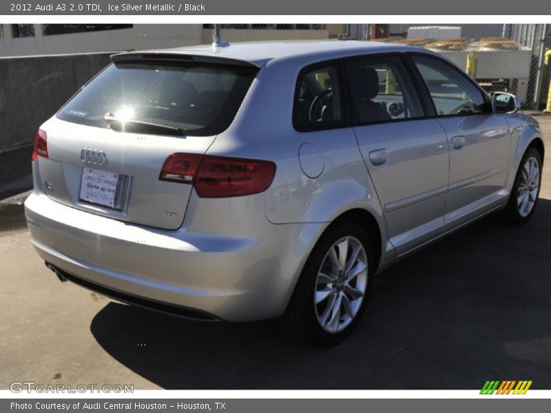 Ice Silver Metallic / Black 2012 Audi A3 2.0 TDI