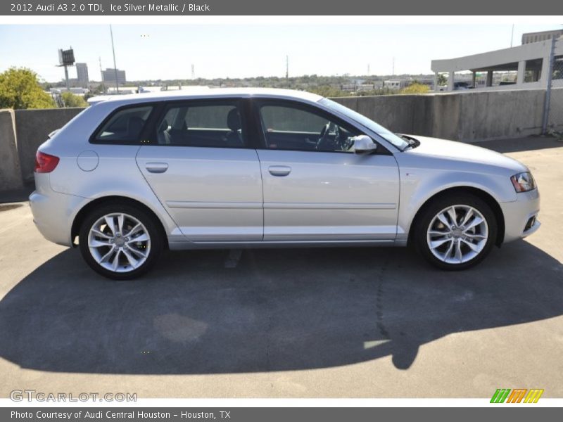 Ice Silver Metallic / Black 2012 Audi A3 2.0 TDI