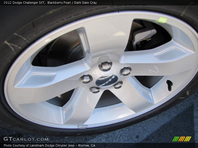 Blackberry Pearl / Dark Slate Gray 2012 Dodge Challenger SXT
