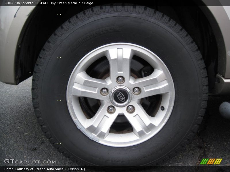 Ivy Green Metallic / Beige 2004 Kia Sorento EX 4WD