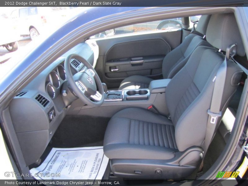Blackberry Pearl / Dark Slate Gray 2012 Dodge Challenger SXT
