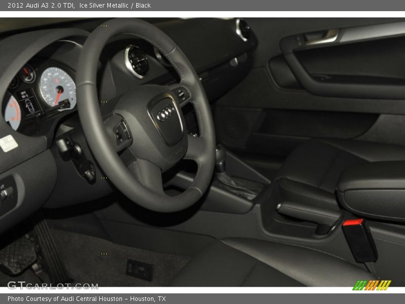 Ice Silver Metallic / Black 2012 Audi A3 2.0 TDI