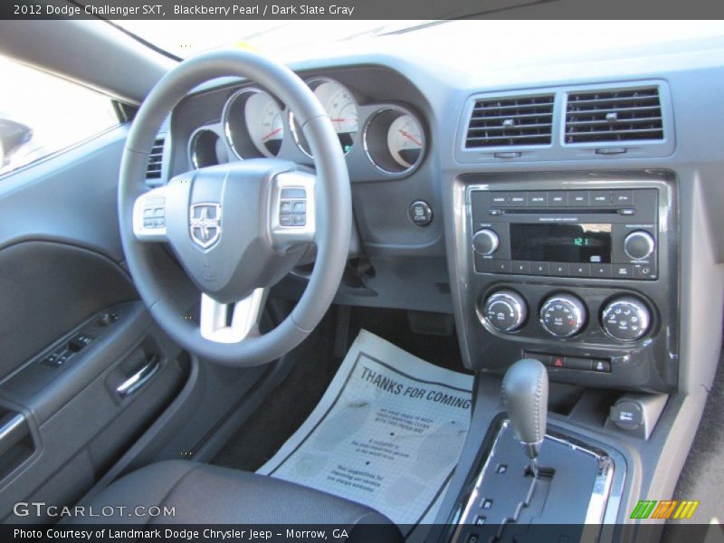 Blackberry Pearl / Dark Slate Gray 2012 Dodge Challenger SXT
