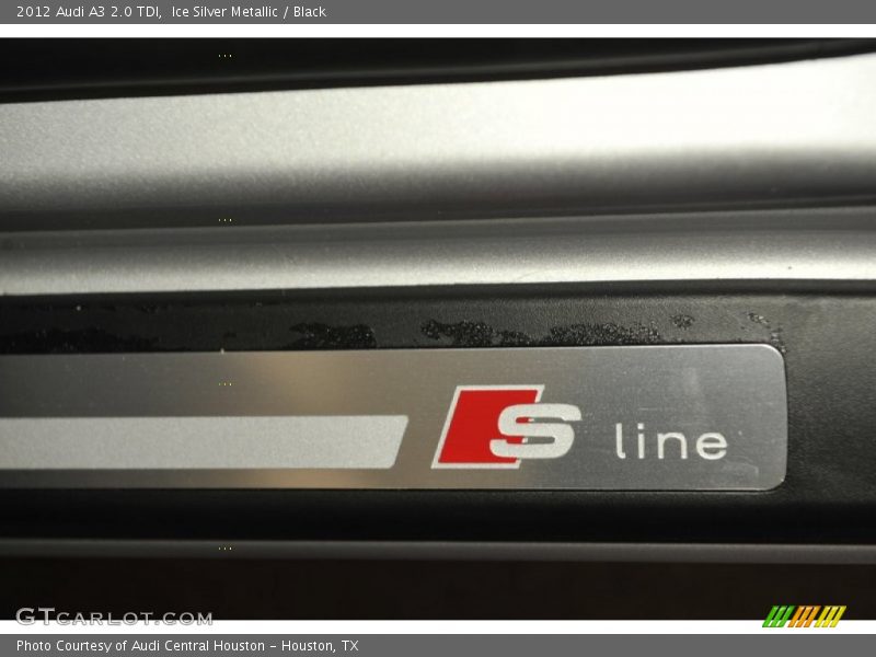 Ice Silver Metallic / Black 2012 Audi A3 2.0 TDI