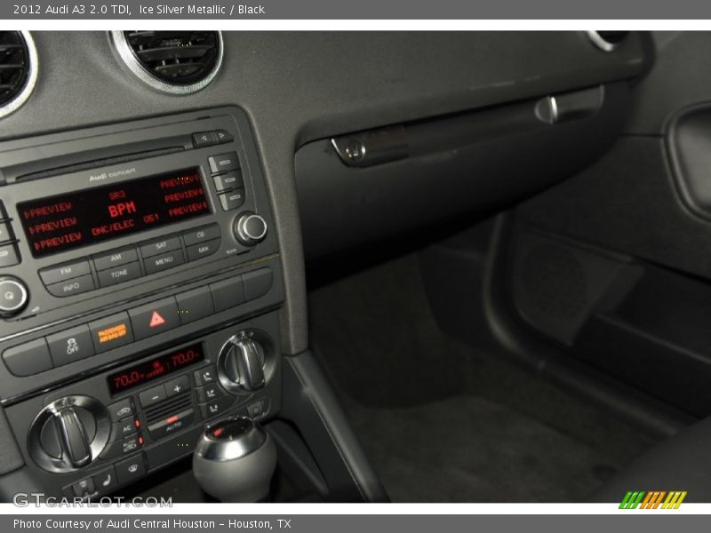Ice Silver Metallic / Black 2012 Audi A3 2.0 TDI
