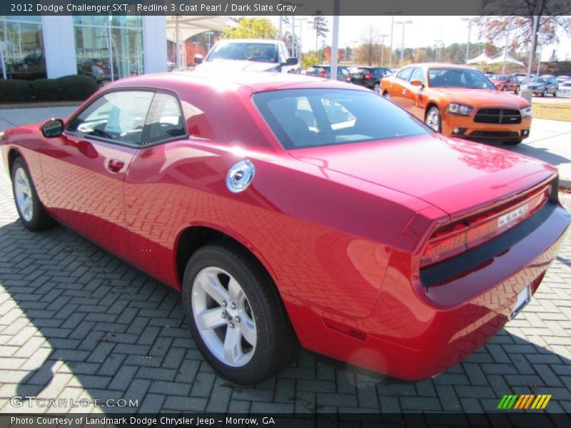 Redline 3 Coat Pearl / Dark Slate Gray 2012 Dodge Challenger SXT