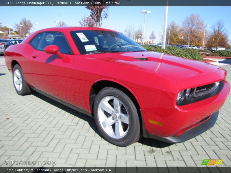Redline 3 Coat Pearl / Dark Slate Gray 2012 Dodge Challenger SXT