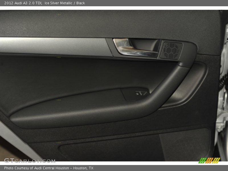 Ice Silver Metallic / Black 2012 Audi A3 2.0 TDI