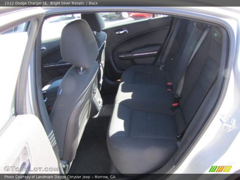 Bright Silver Metallic / Black 2012 Dodge Charger SE