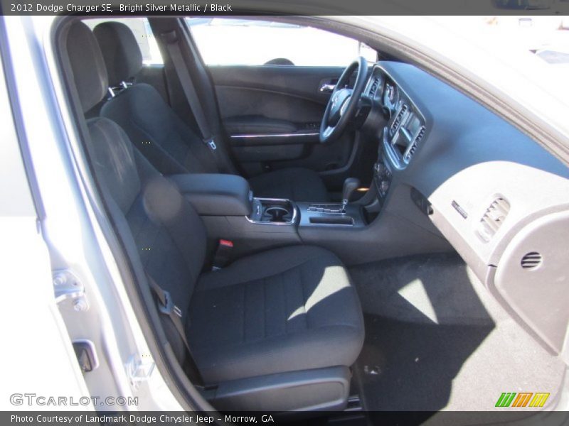 Bright Silver Metallic / Black 2012 Dodge Charger SE
