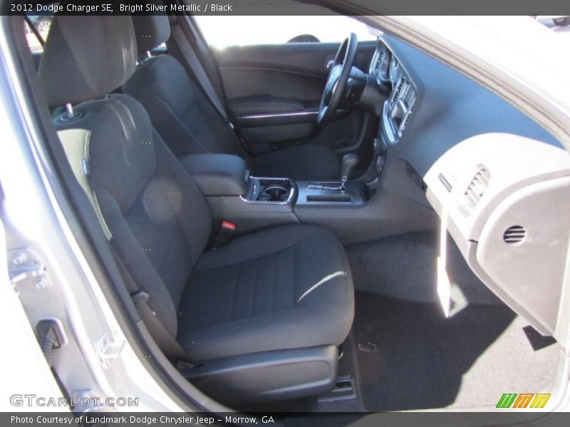 Bright Silver Metallic / Black 2012 Dodge Charger SE