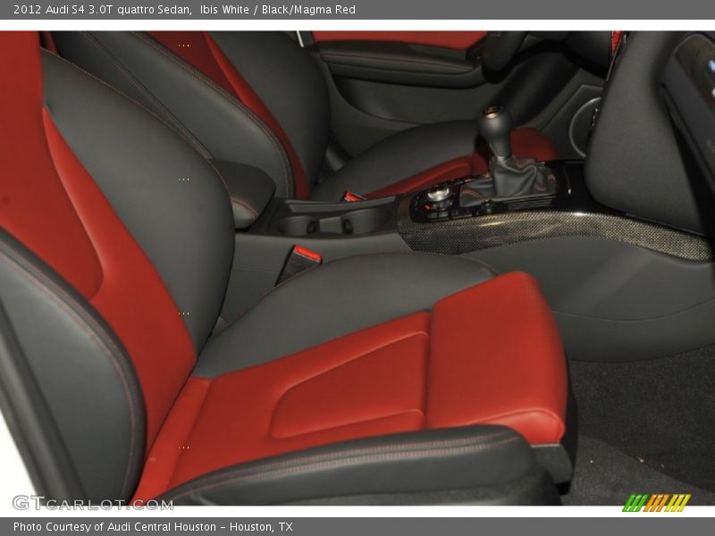  2012 S4 3.0T quattro Sedan Black/Magma Red Interior