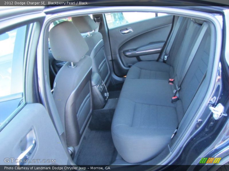 Blackberry Pearl / Black 2012 Dodge Charger SE