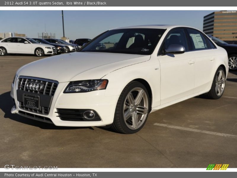 Ibis White / Black/Black 2012 Audi S4 3.0T quattro Sedan