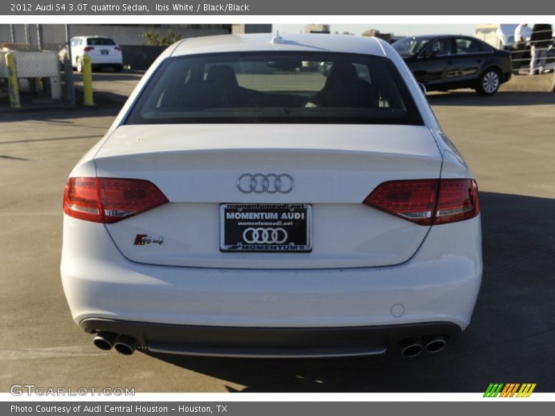 Ibis White / Black/Black 2012 Audi S4 3.0T quattro Sedan