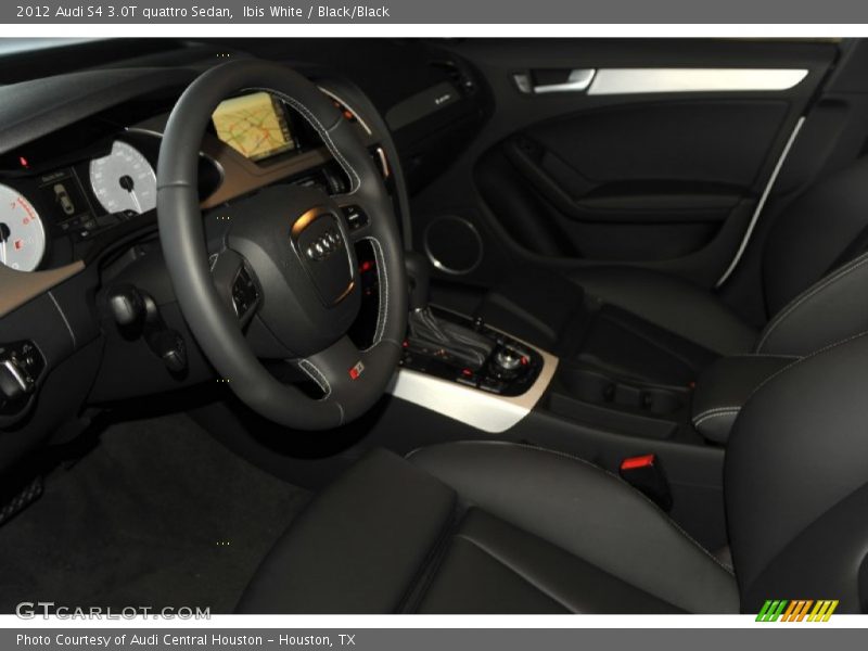 Ibis White / Black/Black 2012 Audi S4 3.0T quattro Sedan
