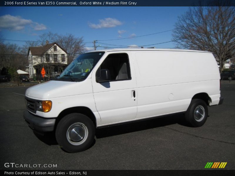 Oxford White / Medium Flint Grey 2006 Ford E Series Van E350 Commercial