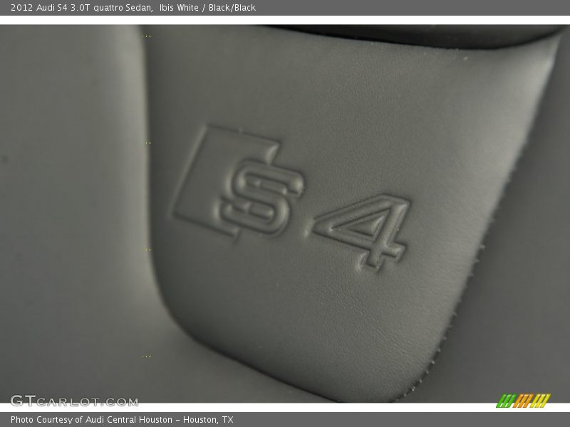 Ibis White / Black/Black 2012 Audi S4 3.0T quattro Sedan