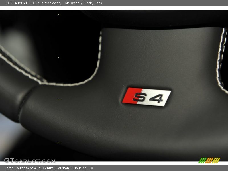 Ibis White / Black/Black 2012 Audi S4 3.0T quattro Sedan