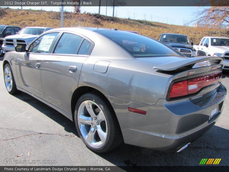 Tungsten Metallic / Black 2012 Dodge Charger SXT