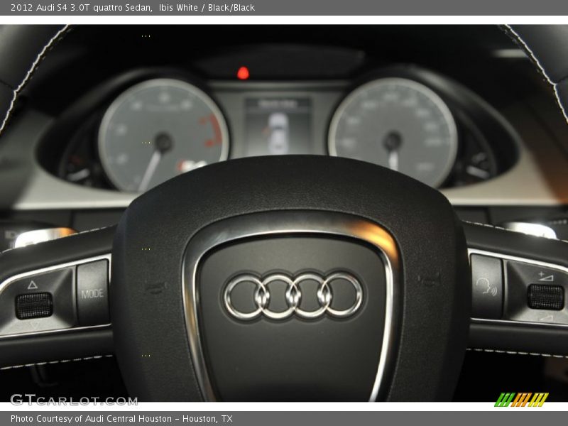 Ibis White / Black/Black 2012 Audi S4 3.0T quattro Sedan