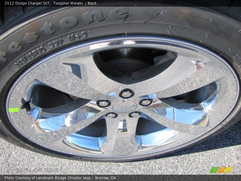 Tungsten Metallic / Black 2012 Dodge Charger SXT