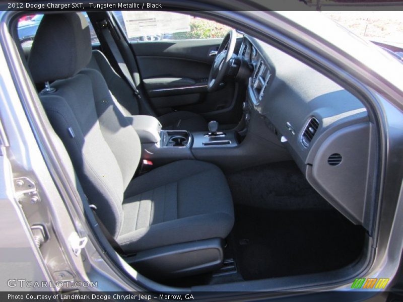 Tungsten Metallic / Black 2012 Dodge Charger SXT