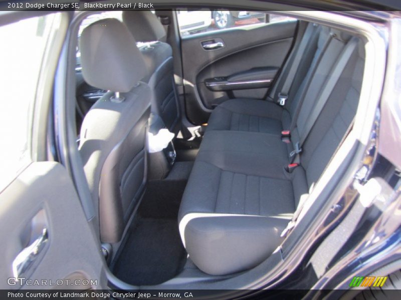 Blackberry Pearl / Black 2012 Dodge Charger SE