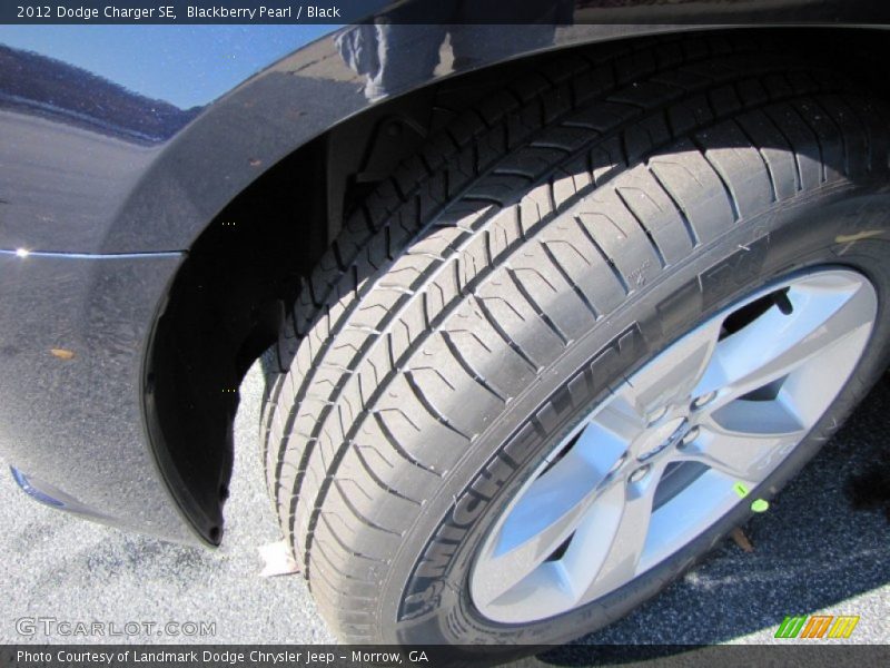 Blackberry Pearl / Black 2012 Dodge Charger SE