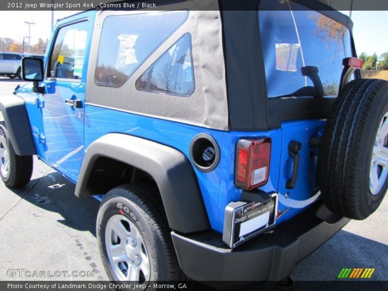 Cosmos Blue / Black 2012 Jeep Wrangler Sport 4x4