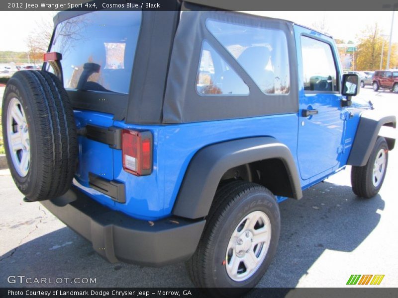 Cosmos Blue / Black 2012 Jeep Wrangler Sport 4x4