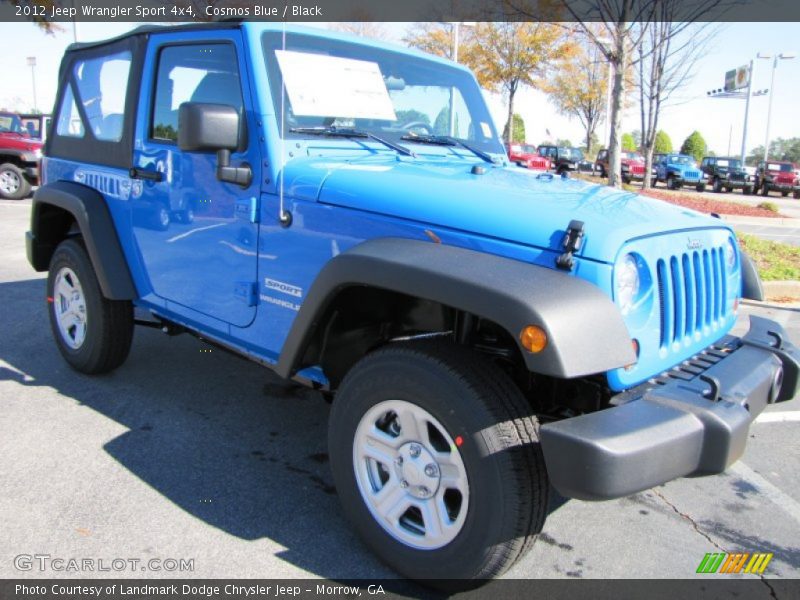 Cosmos Blue / Black 2012 Jeep Wrangler Sport 4x4