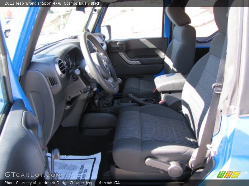 Cosmos Blue / Black 2012 Jeep Wrangler Sport 4x4