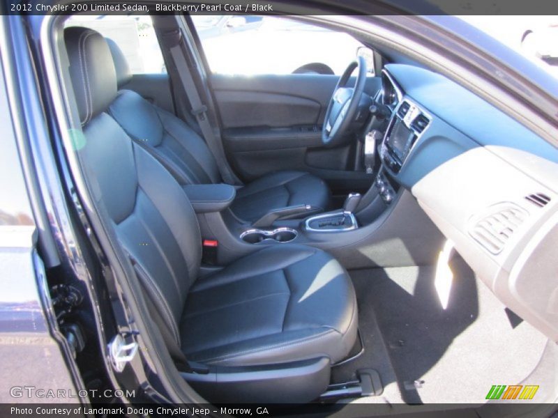 Blackberry Pearl Coat / Black 2012 Chrysler 200 Limited Sedan