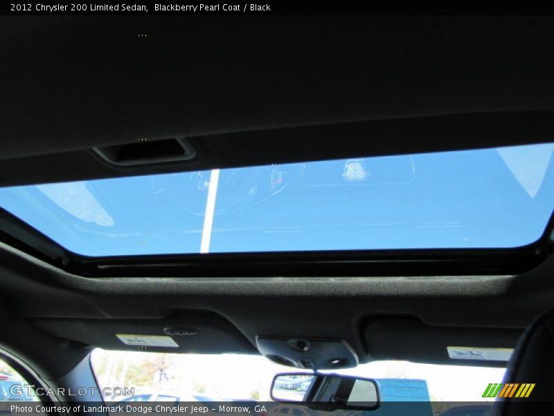 Blackberry Pearl Coat / Black 2012 Chrysler 200 Limited Sedan