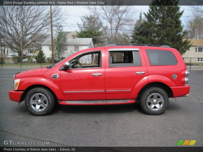 Flame Red / Medium Slate Gray 2004 Dodge Durango Limited 4x4