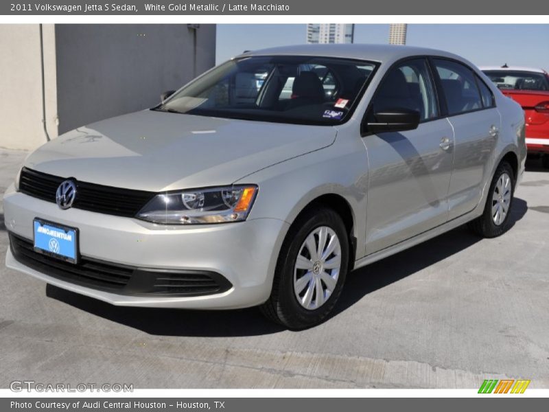 White Gold Metallic / Latte Macchiato 2011 Volkswagen Jetta S Sedan
