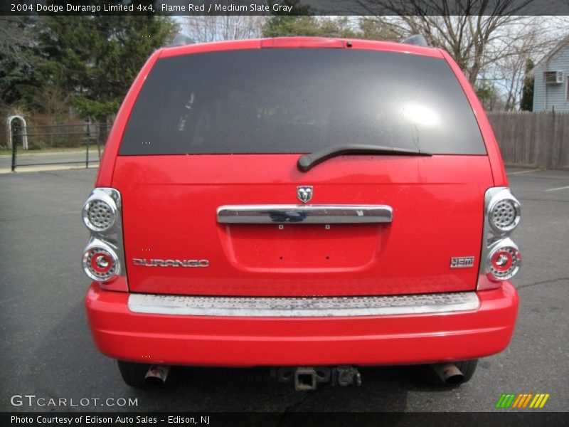 Flame Red / Medium Slate Gray 2004 Dodge Durango Limited 4x4