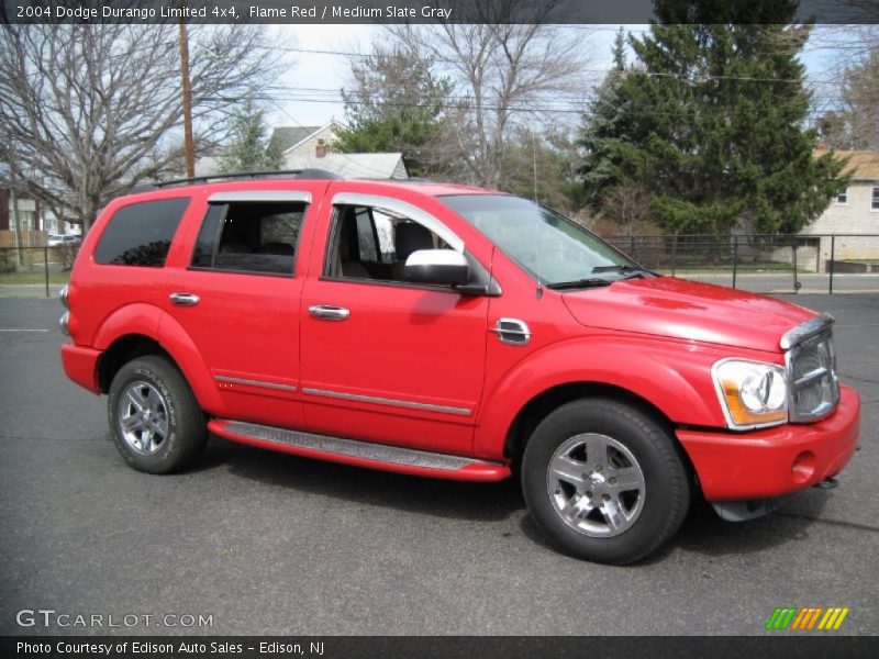 Flame Red / Medium Slate Gray 2004 Dodge Durango Limited 4x4