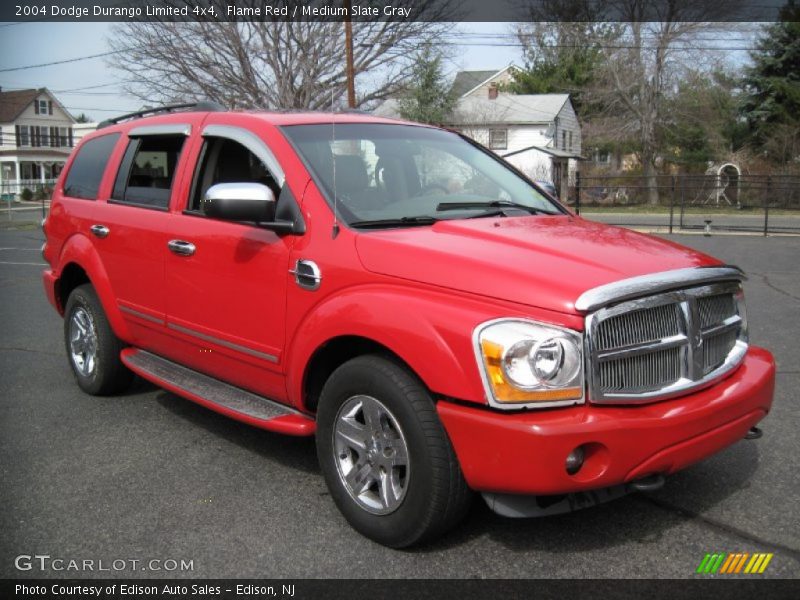 Flame Red / Medium Slate Gray 2004 Dodge Durango Limited 4x4