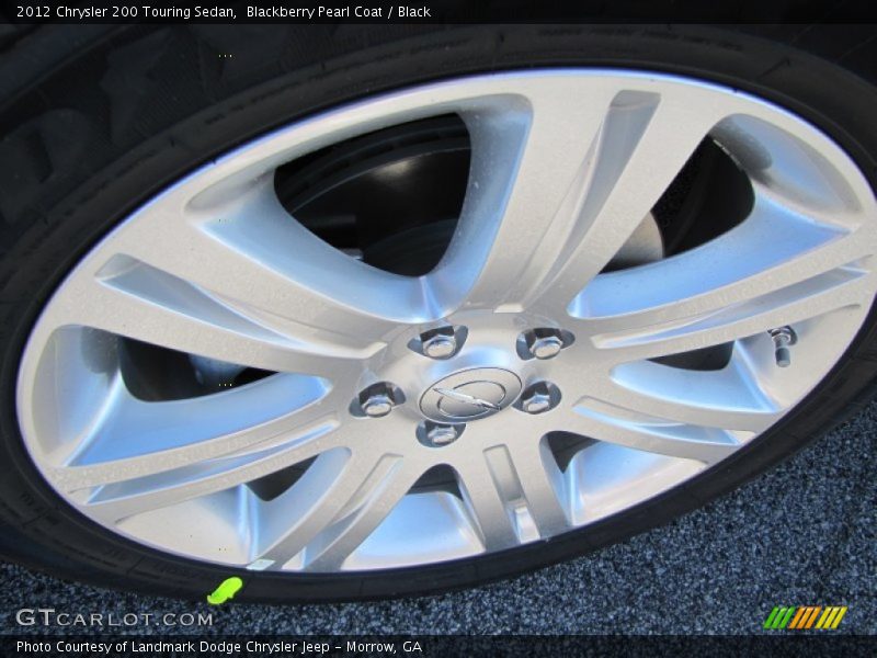 Blackberry Pearl Coat / Black 2012 Chrysler 200 Touring Sedan